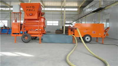 foam concrete machine for thermal insulation roofing