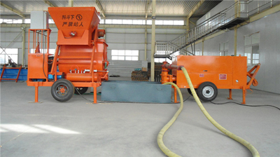 foam concrete mixer for making sound insulation wall