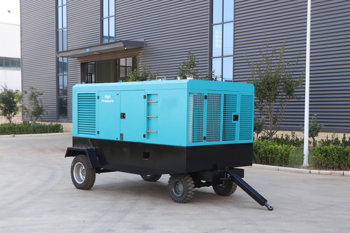 Cummins powered air compressor