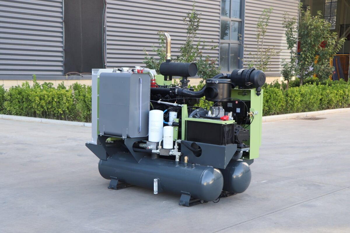 small rotary screw air compressor