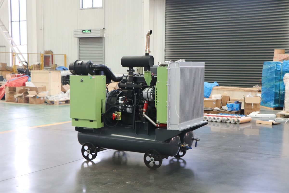 compact rotary screw compressor