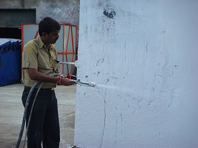 plastering machine used for putty