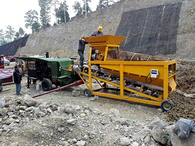 Spray lawn hydroseeding and Soil Sieving Machine used in greening