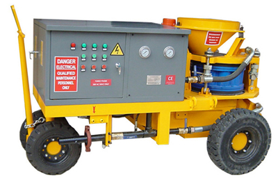 wet-mix shotcrete machine