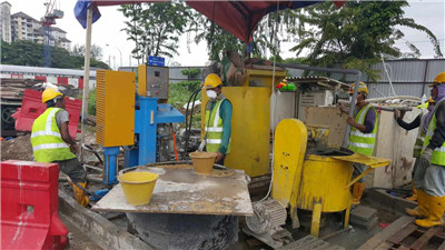 Grout Pump Application in Malaysia
