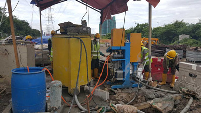 Grout Pump Application in Malaysia