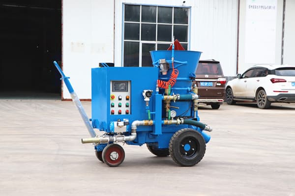 gunning machine for refractory installing