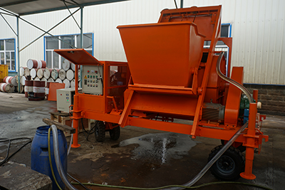 foam concrete mixer machine