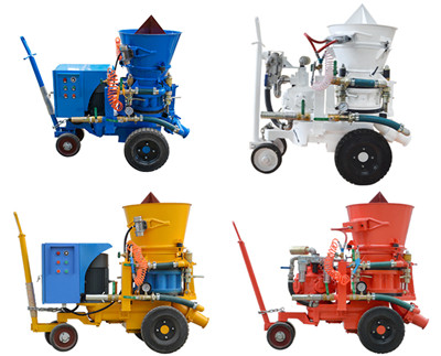 refractory gunite machine