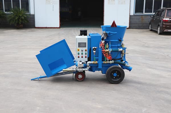 shotcrete machine for refractory installing