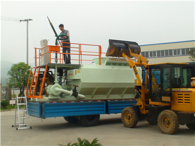 landscape project hydroseeding machine