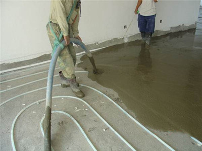 clc foam concrete for floor heating