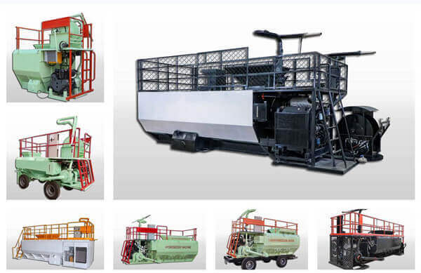 Hydroseeding equipment for grass seed spraying