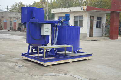 High speed shear agitating mixer in grouting works