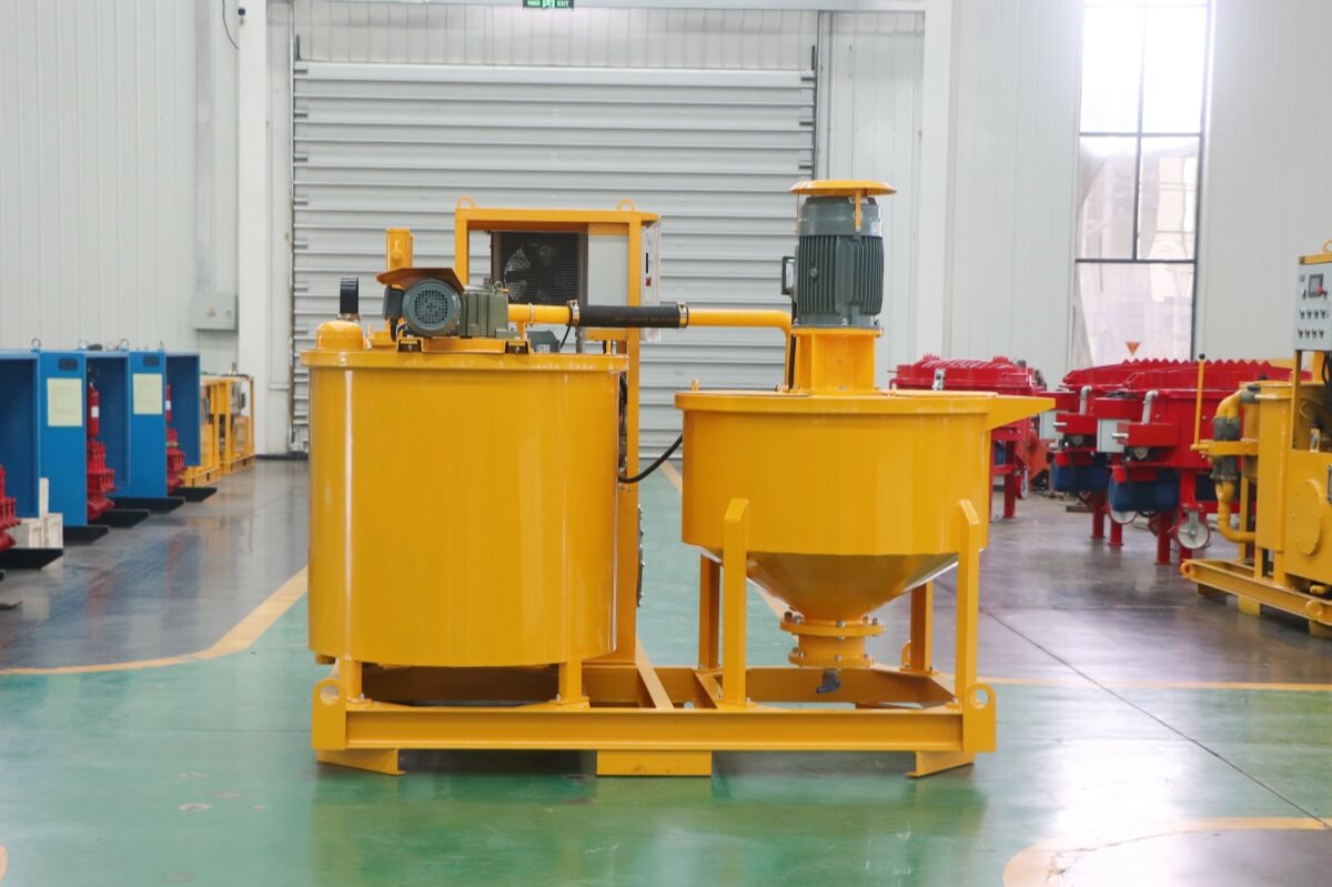 grout plant for mine tunnel reinforcement