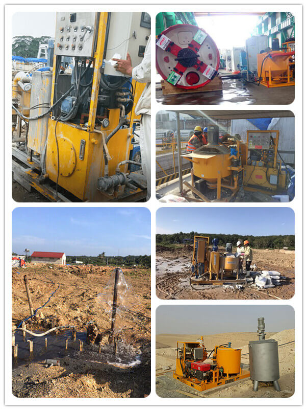 Grout equipment for backfilling application