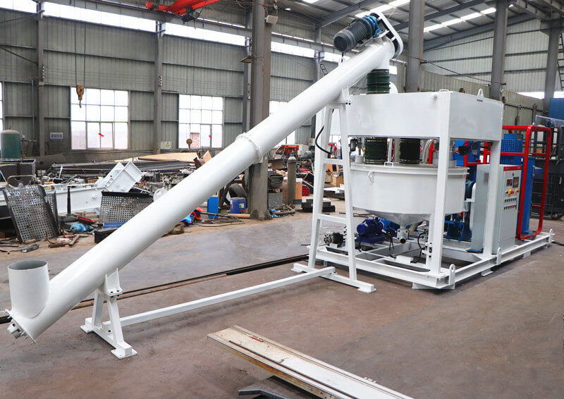 grout plant with load cell
