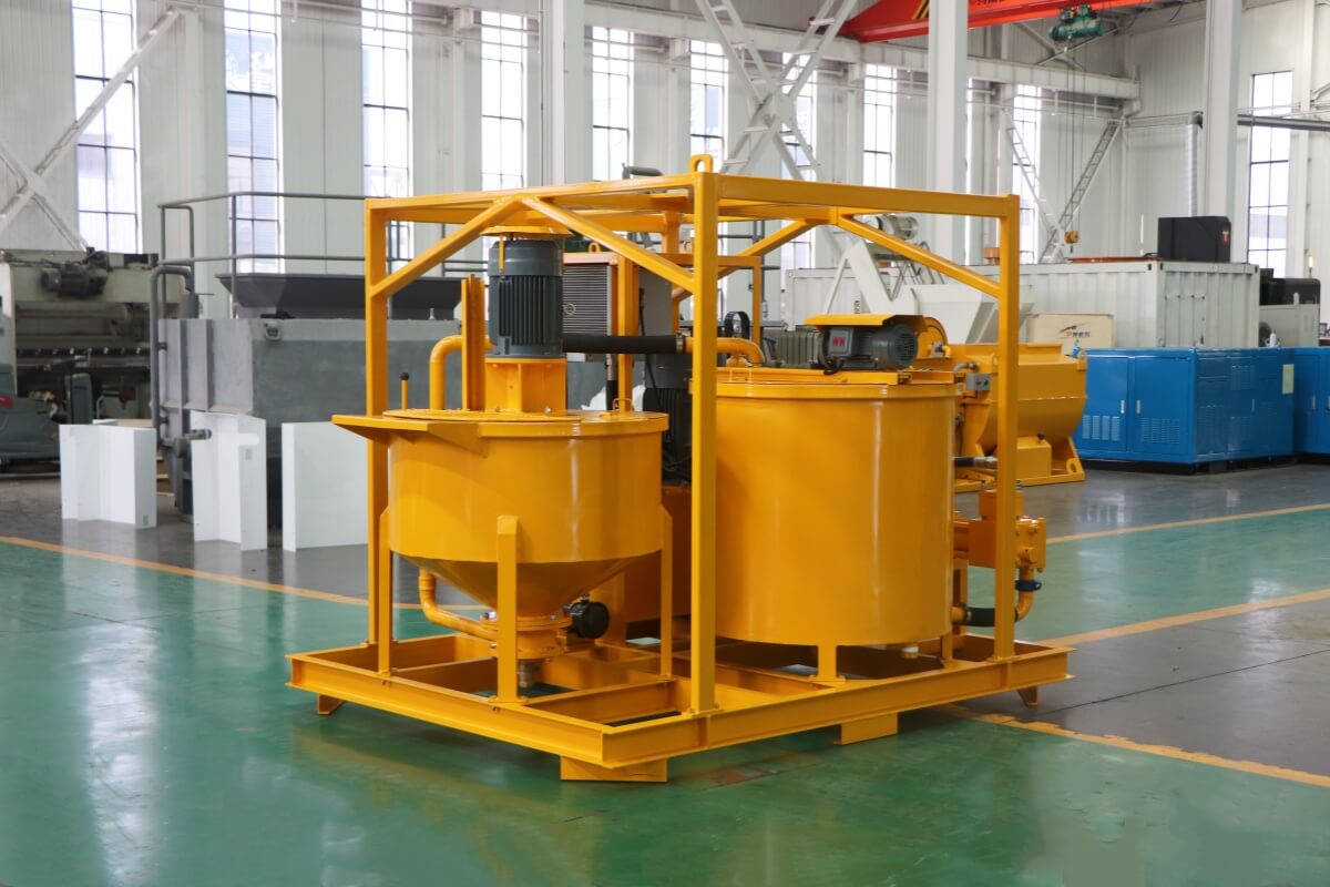 colloidal grout and mixing plant