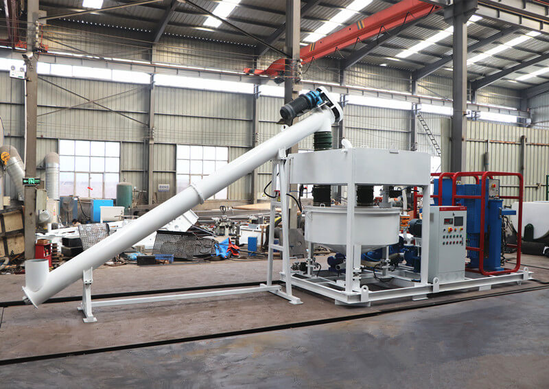 fully automatic grout plant with load cell