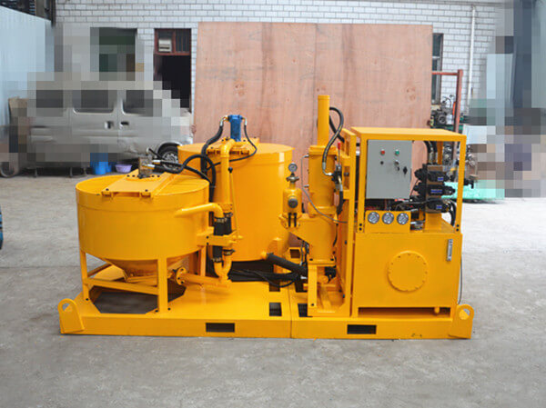 grout mixing unit