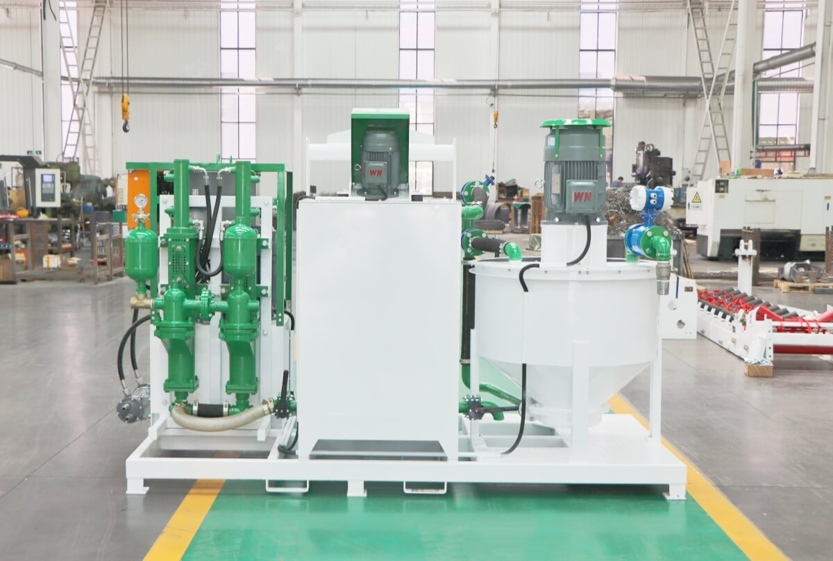 bentonite slurry injection plant for pipe jacking