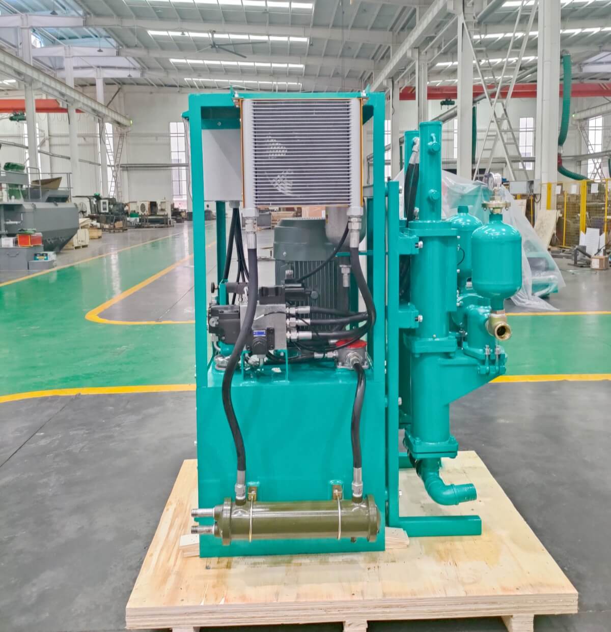 vertical type plunger grout pump