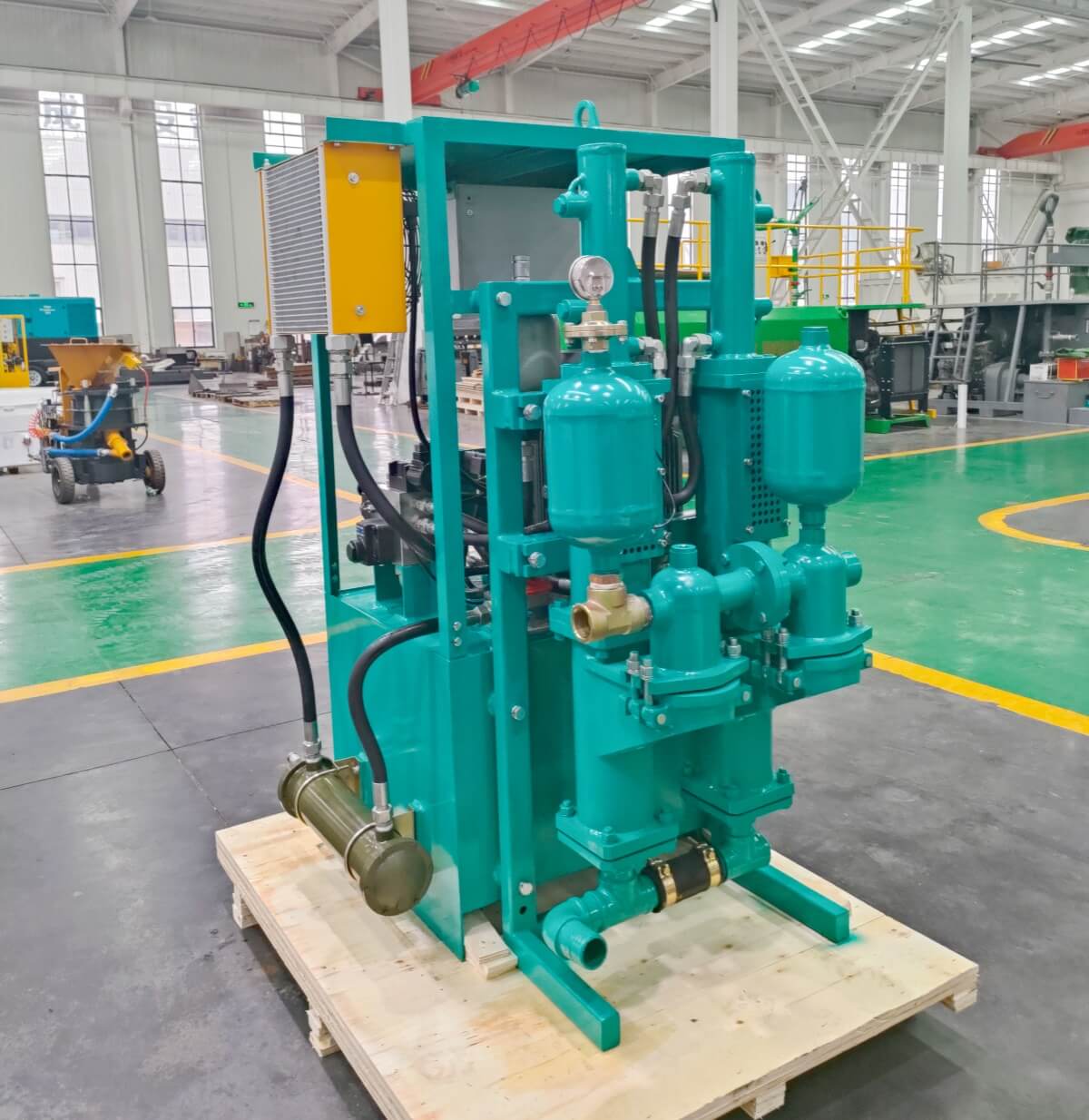 dual plunger grout injection pump