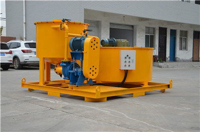 cementitious grout mixer