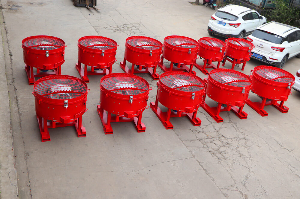 castable refractory concrete pan mixer for sale