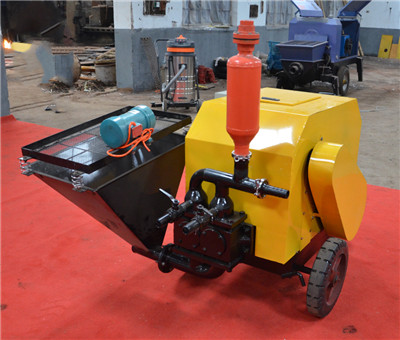 Double piston plastering machine