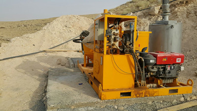 Cement grout  equipment for dam