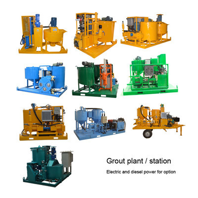 China grout mixing and agitating station