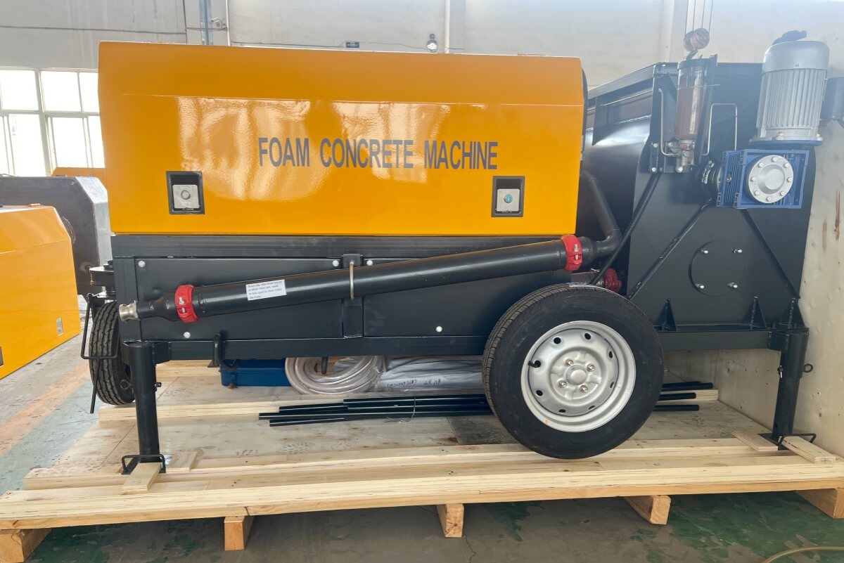 Foam concrete system (pump, mixer)