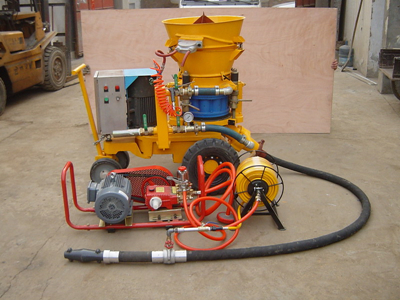 refractory gunite machine