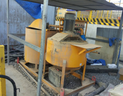 bentonite mixing and pumping machine for tunnels