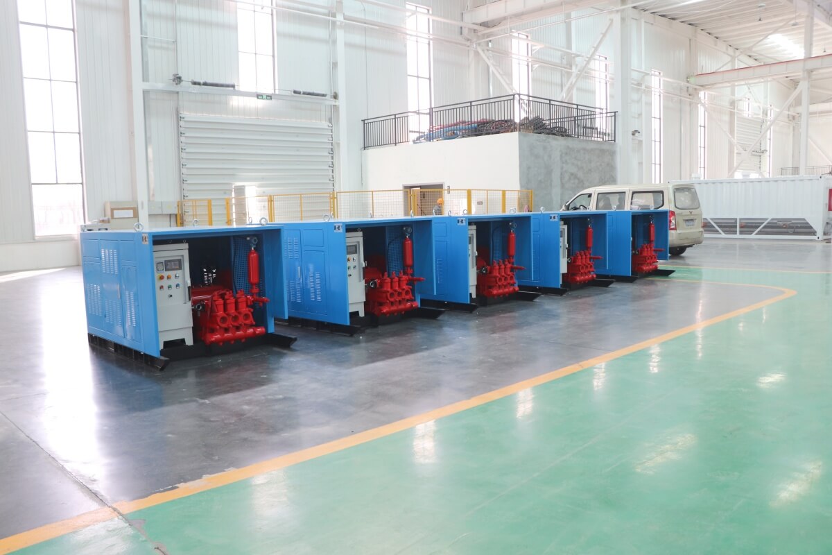 triplex slurry grout pump