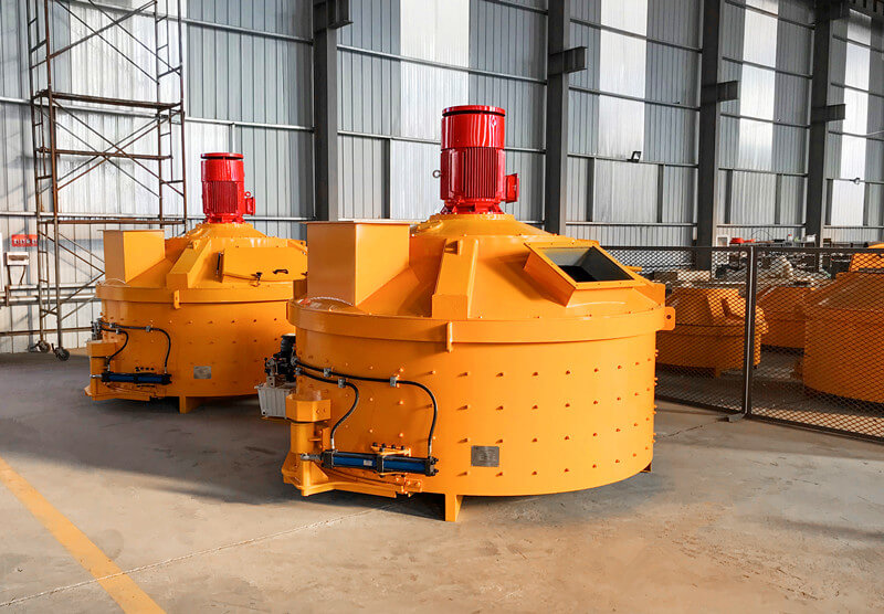 planetary mixer for mixing aggregates