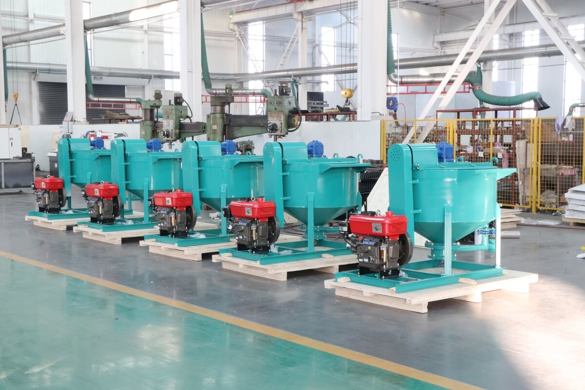 diesel grout mixer machine