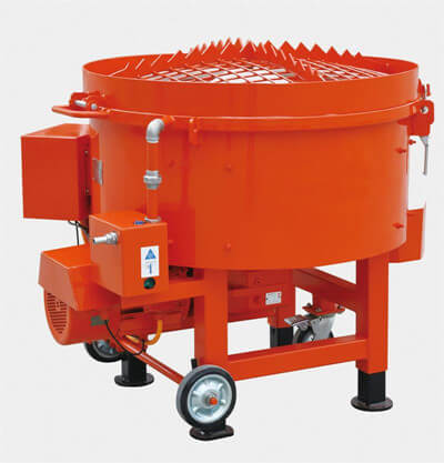 steel plant refractory pan mixer