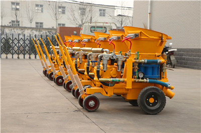 concrete spraying  machines factory