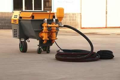 Mortar spray machine for cement