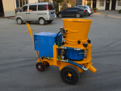 Chinese manufacturer dry mix refractory shotcrete machine