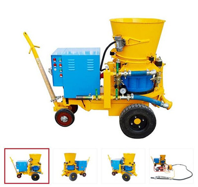 refractory gunning machine for cement industry