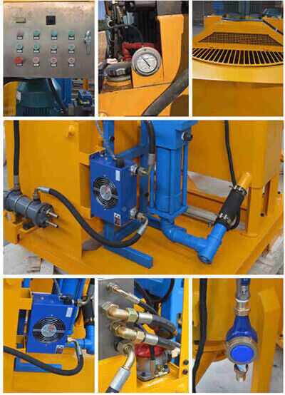 Injection grouting plant for ground improvement