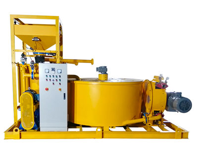 High efficiency large scale grouting pump station