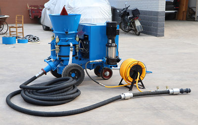 Fire-resistant material spray machine