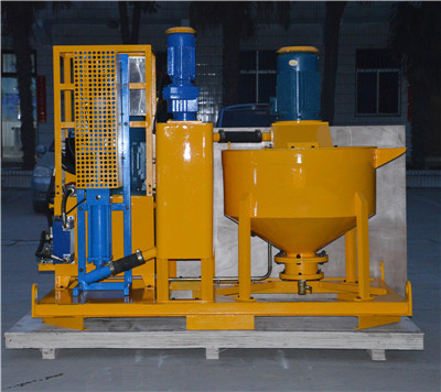 Mixing grouting plant