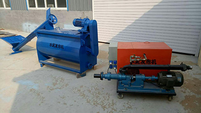 small portable foam concrete machine