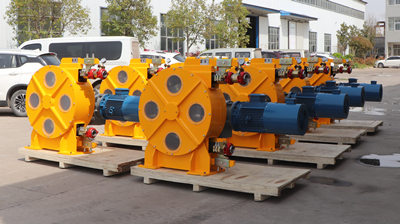 Chinese peristaltic hose pump for transferring high viscosity fluid