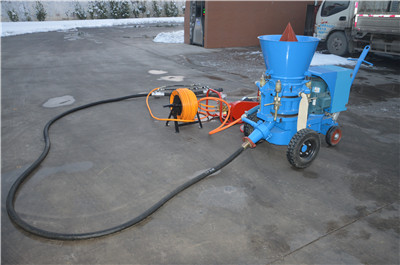 refractory repairing gunite machine